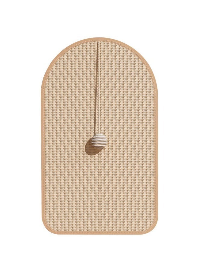 AuliceVerse Cat Scratcher mat Scratching Board Velcro Backed For Walls Sofas Floors with Fun Hanging Ball - Image 5